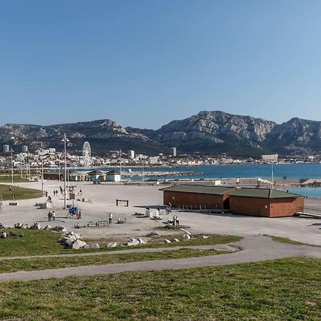 Residence Bord De Mer-Terasse-Plage Prado David Marseille Eksteriør bilde
